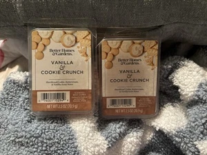 2 pkgs VANILLA COOKIE CRUNCH Wax Cube Melts - Better Homes & Gardens - New - Picture 1 of 1