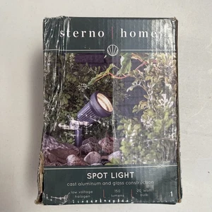 Sterno Home Spot Light 150 Lumen Low Voltage Halogen Aluminum Glass - Picture 1 of 5