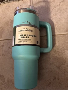 NEU Aldi Adventuridge 40 Unzen Becher mit Griff Ombre Blau Durst Zerkleinerer - Bild 1 von 3