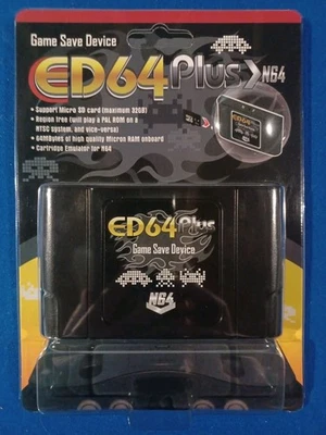 ED64 Plus Cartridge – Expansion Cartridge for Nintendo 64 (N64) Console- NEW - Image 1 of 3