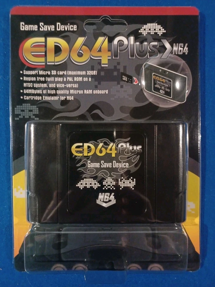 Cartucho ED64 Plus - Cartucho de expansión para consola Nintendo 64 (N64) - NUEVO - Imagen 1 de 3