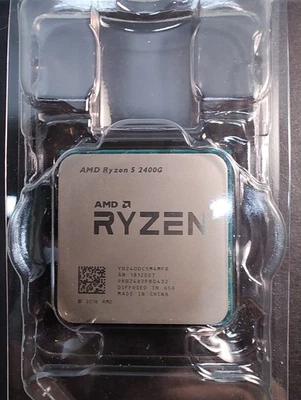 AMD Ryzen 5 2400G Desktop CPU - WORKING SYSTEM PULL, TESTED KNOWN WORKING. - Image 1 of 3