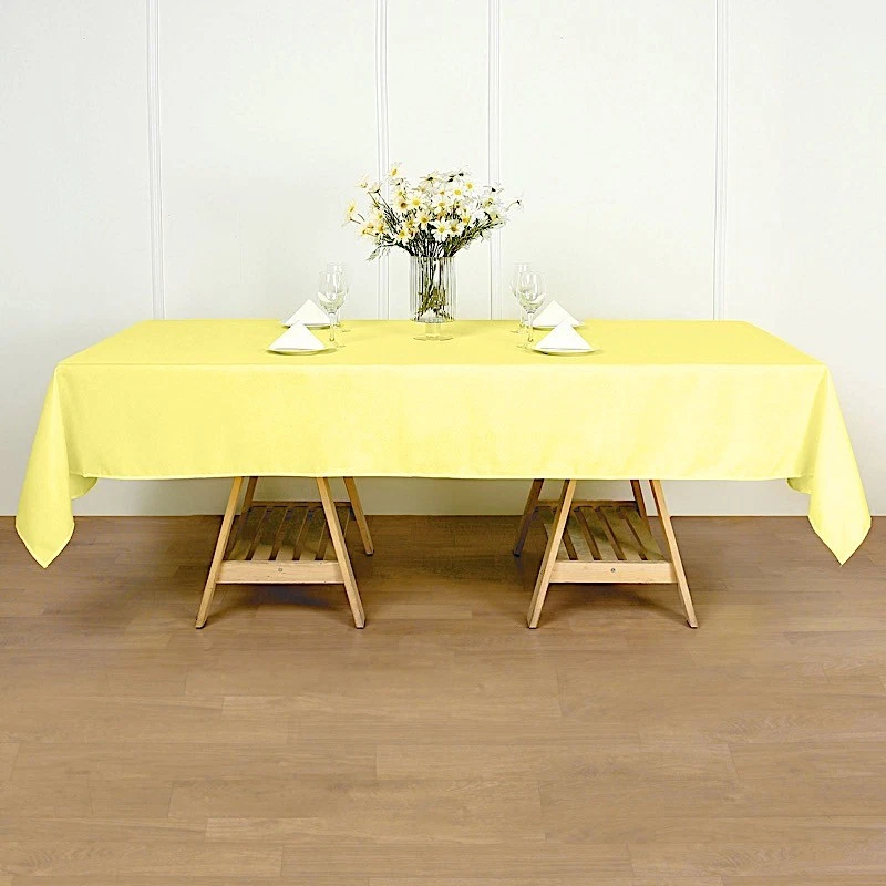 6 pcs Wholesale Lot 60x102 RECTANGLE POLYESTER TABLECLOTHS Wedding Decorations - Image 1 of 1