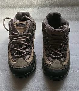 Hi-Tec Womens Tan Suede Textile Hiking Work Outdoor Boots Size 8.5 - Picture 1 of 8