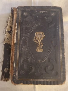Antique Hungarian Book Hard Cover Needs Repair - Picture 1 of 14