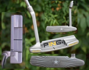 Stunning Ping Anser 2X Long Neck Karsten Putter Custom Engraved Starburst / 35" - Picture 1 of 24