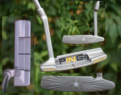 Stunning Ping Anser 2X Long Neck Karsten Putter Custom Engraved Star / 35" RH - Image 1 of 4