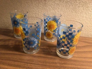 Set of Four Juice Glasses. Cottage Core. Farmhouse core - Picture 1 of 7