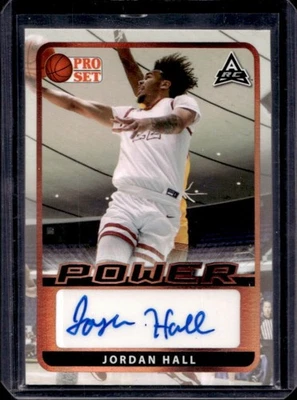 2021-22 Pro Set Power Jordan Hall Auto #BA-JH2 Hawkeyes - Image 1 of 2
