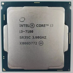7th Gen Intel Core i3-7100 LGA 1151 CPU Processor Dual-Core 3.90 GHz 51W Desktop - Picture 1 of 2