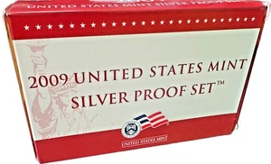 2009-S U.S Mint Silver Proof Set w/ COA & Box - Mega 18 Coins - 90% Silver NIP - Picture 1 of 5
