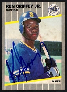 1989 Signed JSA Authenticated Ken Griffey Jr. Rookie Seattle Mariners #546 - Picture 1 of 3