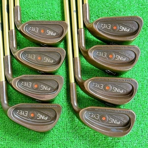 Ping EYE2 Iron Set Orange Dot Flex R 8 Pieces Used Right Handed F/S #13 - Picture 1 of 12