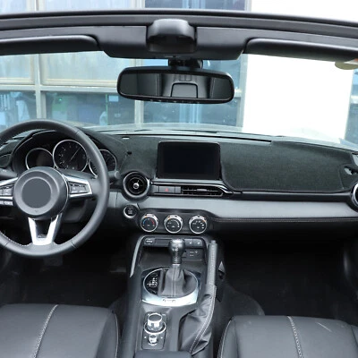 Cubierta de tablero antideslizante cubierta de tablero alfombrilla cojín para Mazda MX-5 Miata 2016-2022 Foto 1 de 4