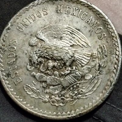 Cinco pesos mexicanos 1948 30 gramos ley 0,900 Foto 1 de 2