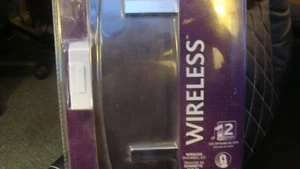 Heath Zenith SL-7868-02 Wood Grain Wireless Door Chime Kit, N£W Sealed - Picture 1 of 7
