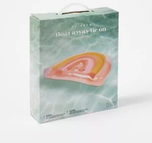 NEW! Sunnylife Float Away Lie On Rainbow 🌈 in Peachy Pink - in Box - Not Opened - Picture 1 of 4