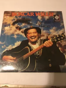 BOXCAR WILLIE "LAST TRAIN TO HEAVEN" LP NEAR MINT IN SHRINK-TESTED-RARE-SHIP24H - Picture 1 of 7