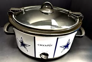 CROCKPOT UFFICIALE DALLAS COWBOYS Sunbeam con coperchio di bloccaggio #SCCPNFL 600 TESTATO - Foto 1 di 6