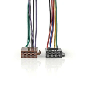 STANDARD 16 PIN ISO CONNECTOR CABLE FOR CAR STEREO RADIO 20CM CAR RADIO - Picture 1 of 2
