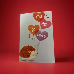Blank Valentines Day Greeting card- You Are So Loved - 8x12cm- - Bild 1 von 3