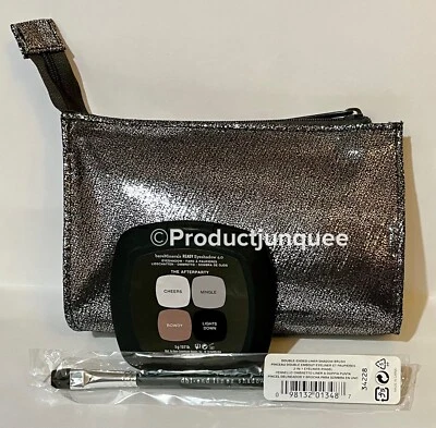 VHTF! bareMinerals READY Eyeshadow 4.0 Quad THE AFTER PARTY Lot With Bag & Brush - Image 1 of 4