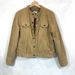 Chaqueta de Colección Antigua Azul Marino Pana Sherpa Forrada Camionero A Presión Grande Y2k - Imagen 1 de 8