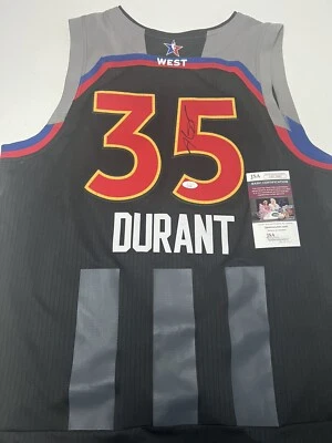 Kevin Durant Autographed Signed Golden State Warriors All Star Jersey- JSA COA! - Image 1 of 4