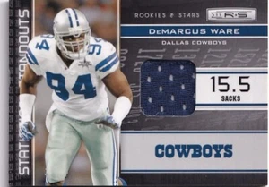 2011 Rookies and Stars Statistical Standouts Materials #23 DeMarcus Ware 138/299 - Picture 1 of 2