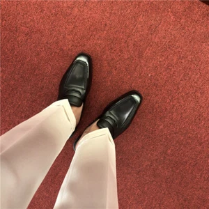 British Closed Toe Slip on Mules Slippers Real Leather Men's Driving Flats Shoes - Picture 1 of 26