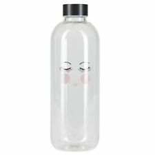 1 Liter Borosilikatglas Wasserflasche mit Silikonh/ülle Be-Active Glasflasche Trinkflasche aus Glas BPA-frei 1000ml