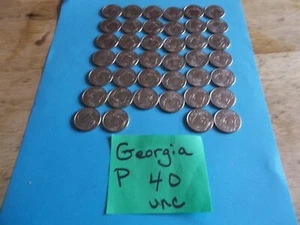 1999 P Georgia  State quarters   40 uncirculated coins - Picture 1 of 3