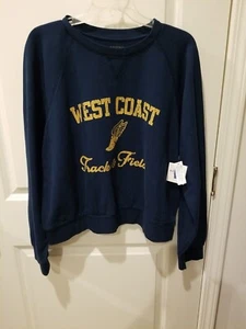 Arizona Jean Co Junior L/S Crewneck Graphic Sweatshirt Blue Size XXL - Picture 1 of 2