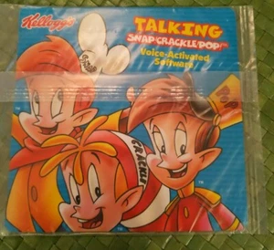 Kellogg's Talking Snap Crackle Pop Voice Activated Software CD - New in Package! - Picture 1 of 2