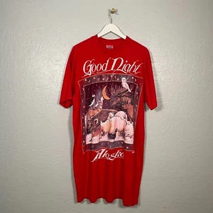 Vintage Hanes Jan Griggs Women One Size Pink Good Night Alaska Sleep Shirt Dress - Picture 1 of 11