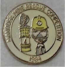 MINE RESCUE COMPETITION 1984 MANITOBA Lapel Pin Mint