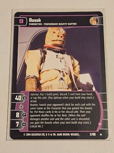 Bossk (A) - Star Wars TCG - WOTC Rogues & Scoundrels 3/105 - Rare - M-NM - Picture 1 of 2