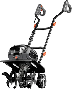 Cordless Garden Tiller Cultivator Compatible with Dewalt 20V Max Battery (Tool B - Picture 1 of 8