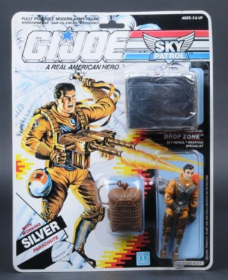 Hasbro GI Joe Series 9 Sky Patrol Drop Zone 1990 sin usar, en caja sellado de fábrica Foto 1 de 4