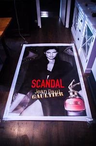 JEAN PAUL GAULTIER SCANDALE A Large French Vintage Advertising Poster Original - Picture 1 of 7