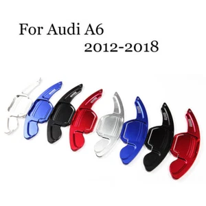 Extensión de palanca de cambios de palanca de cambios de volante de aluminio para Audi A6 2012-18 - Imagen 1 de 10