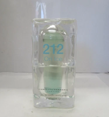 212 ON ICE DE CAROLINA HERRERA EAU DE TOILETTE SPRAY 2 FL OZ/60 ML NUEVO EN CAJA/SELLADO Foto 1 de 3