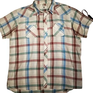 Vintage Corral West Ranch Wear Pearl Snap Shirt XXL Herren Western Cowboy  - Bild 1 von 15