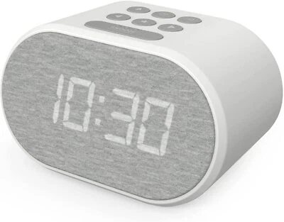 Alarm Clock Bedside i-Box With USB Charger & FM Radio, LED Backlit, USB Charger - Image 1 of 4