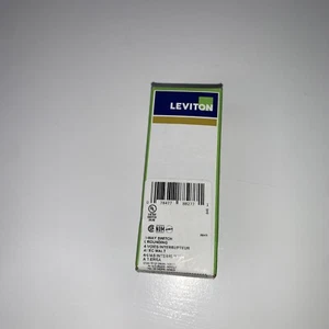 Leviton 5604-2E 15 Amp, 120/277 Volt, Decora Rocker 4-Way AC Quiet Switch - Picture 1 of 2