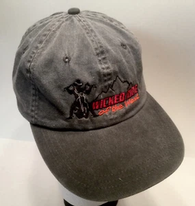 KP Wicked Ride Of The West Mütze Cap OS Grau Denim Biker Rally - Bild 1 von 7