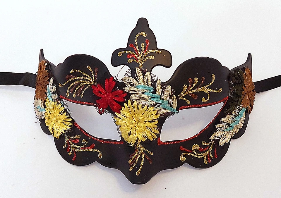 Venician style mask for carnivalm party, halloween masquerade - Image 1 of 4