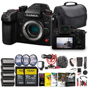 Panasonic Lumix GH7 Mirrorless Micro Four Thirds Camera (DC-GH7BODY) Bundle - Picture 1 of 10