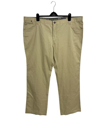 Enzo Denim Los Angeles Hombre Sarga Pantalones Caqui Pantalones Talla 46 Foto 1 de 4