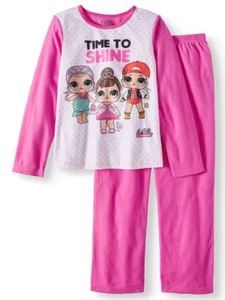 L.O.L. Surprise! Girl's Time to Shine Flannel 2-Piece Pajama Set Size 4/5 - Picture 1 of 5
